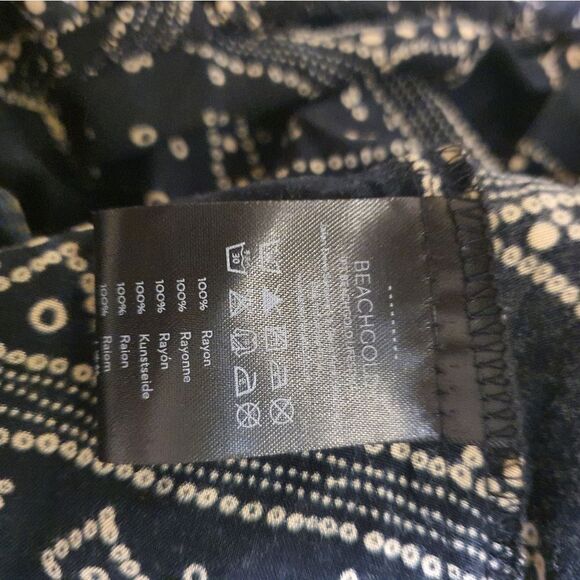 Anthropologie Black and Cream Mini Skirt - Picture 6 of 6